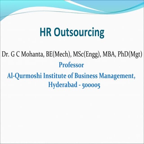 HR outsourcing 
