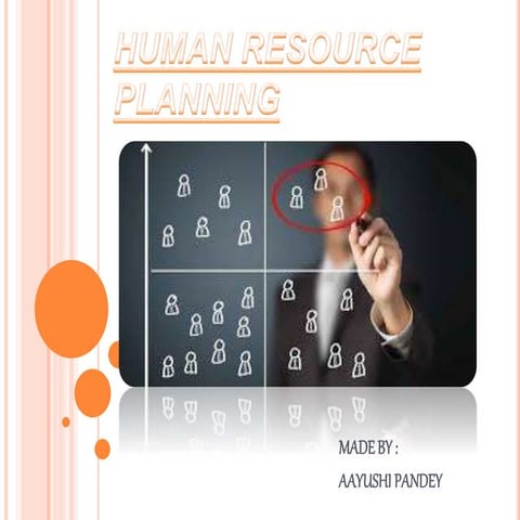 HUMAN RESOURCE PLANNING 