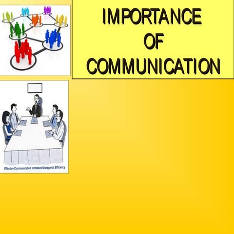 Communication and its importance