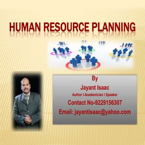 HUMAN RESOURCE PLANNING(SHRM)