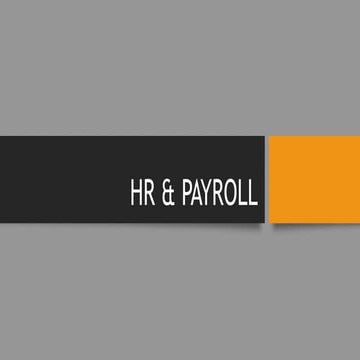 Payroll & HRMS for Microsoft Dynamics NAV