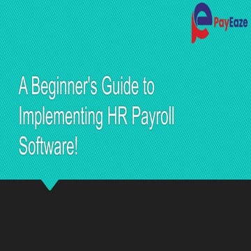 A Beginner's Dive into HR Software Implementation!
