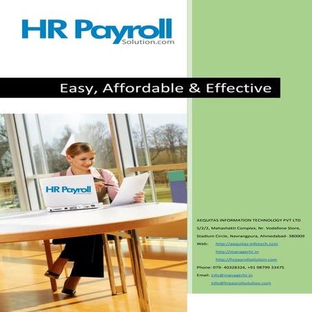 HR Payroll solution