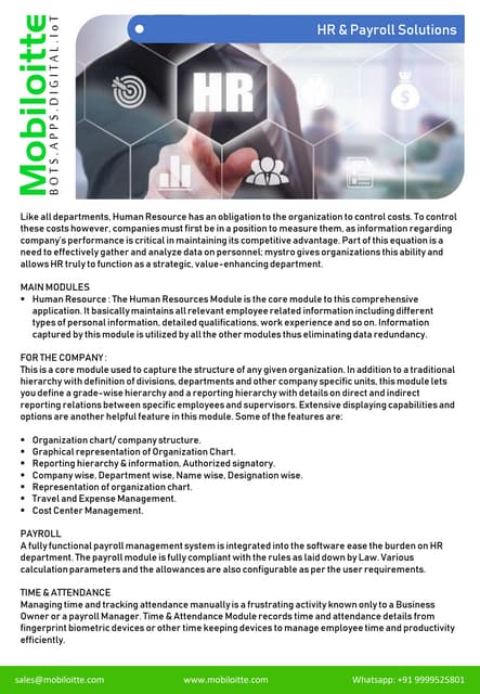 HR payroll solutions