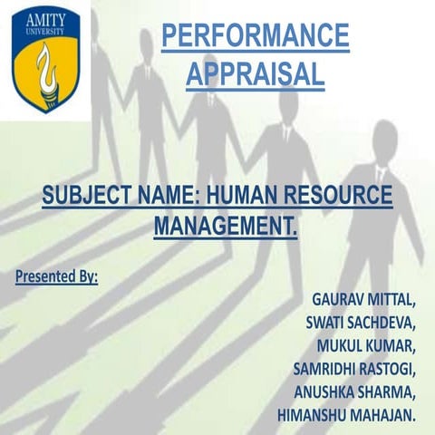 Hr performance appraisal