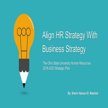 Align HR Strategy With  Business Strategy