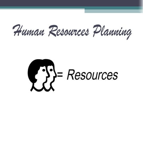 Human Resource planning