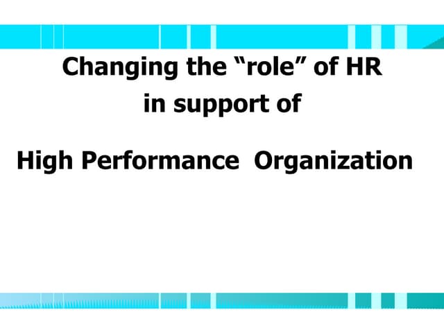 HR presentation