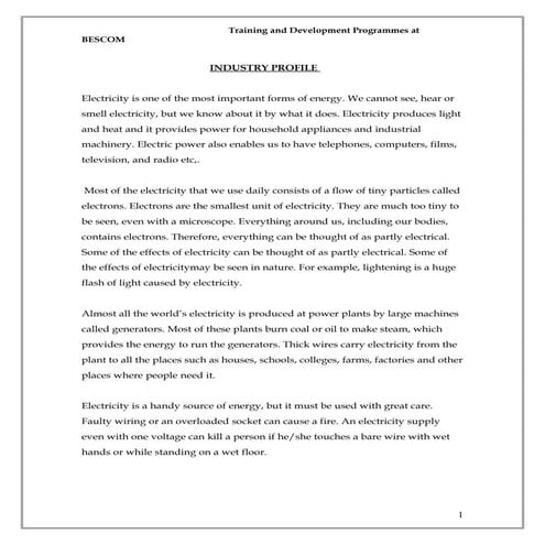 Hr project bescom-proj.report