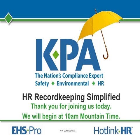 Hr recordkeeping simplified