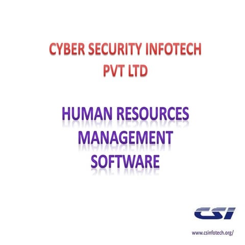 Hr resource management