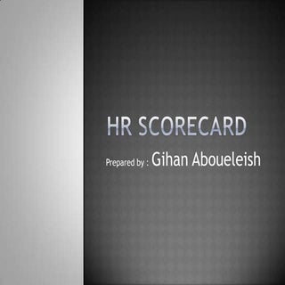 Hr Balanced  scorecard