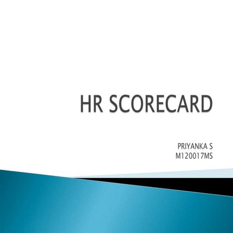 Hr scorecard