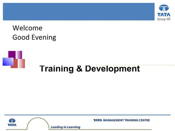 Training & development | PPTX
