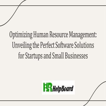 Best HR Software for Startups and Small Business