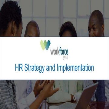 Human Resource Strategy and Implementation 