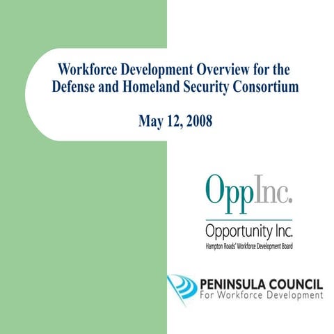 DHSC Meeting (Opp Inc -PCFWD Presentation)