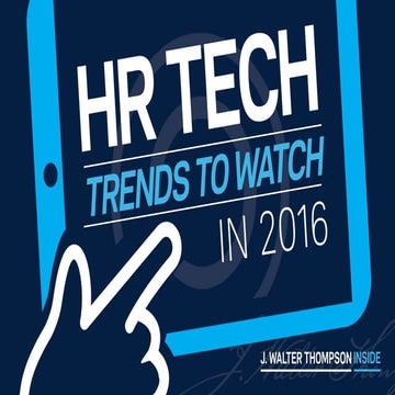 HR Tech Trends to Watch in 2016 Webinar