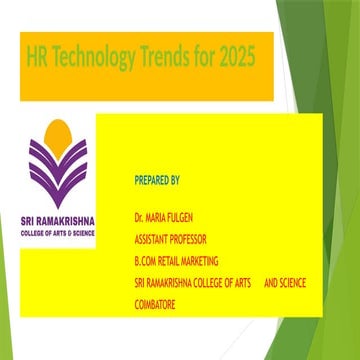 HUMAN RESOURCE TECHNOLOGY TRENDS IN 2025
