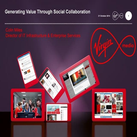Colin Miles presents Virgin Media's social collaboration story at HR Tech Europe