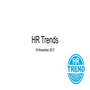HR Trends update November 2