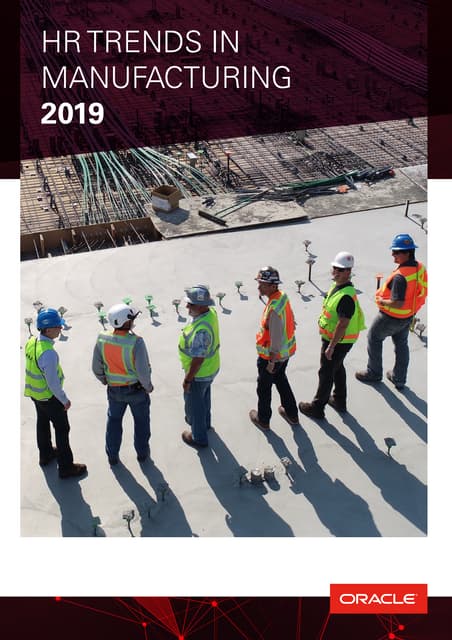 HR Trends in Manufacturing 2019