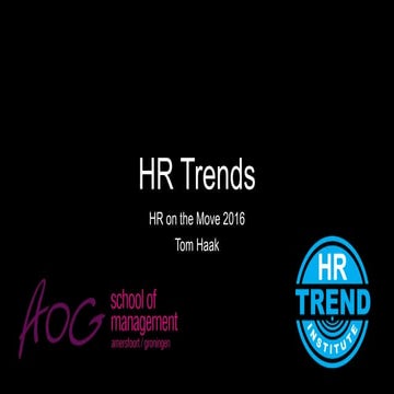 Current Trends in HR