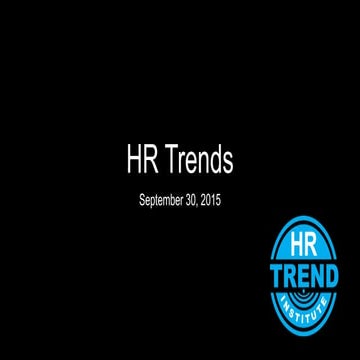 HR Trends version October 2015