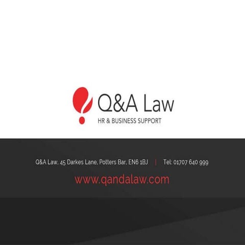 HR and Employment Law Updates October 2013