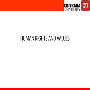 human values and professional ethics ppt