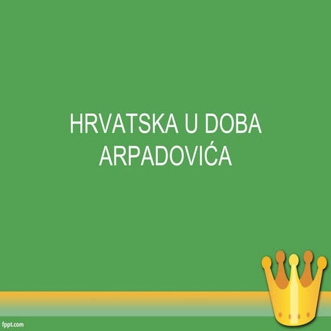 Hrvatska u doba Arpadovića