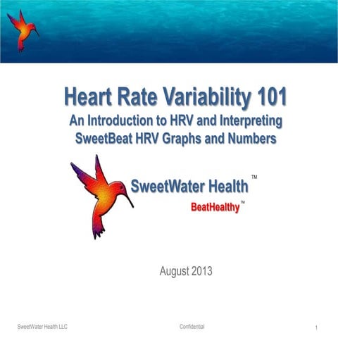 How to read your SweetBeat numbers - Heart rate variability | PPTX