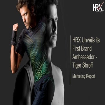 Marketing Report - HRX by Hrithik Roshan & Myntra unveil its first brand ambassador 