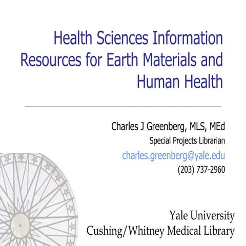 Hs info-resources for earth materials-cg