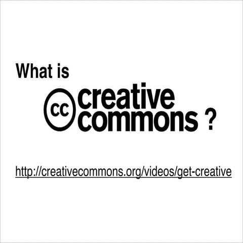 What is Creative Commons? for University HS Students