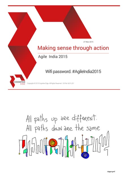 Making Sense Through Action by Dave Snowden