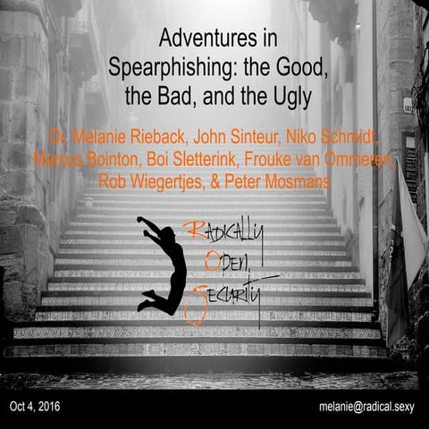 Melanie Rieback - The Good, the Bad, and the Ugly