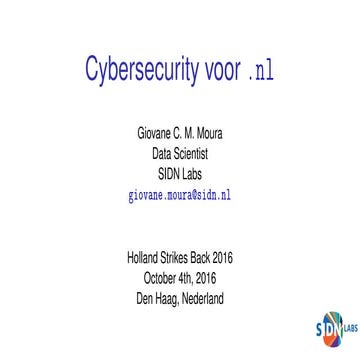 Giovane Moura - Cybersecurity voor .nl