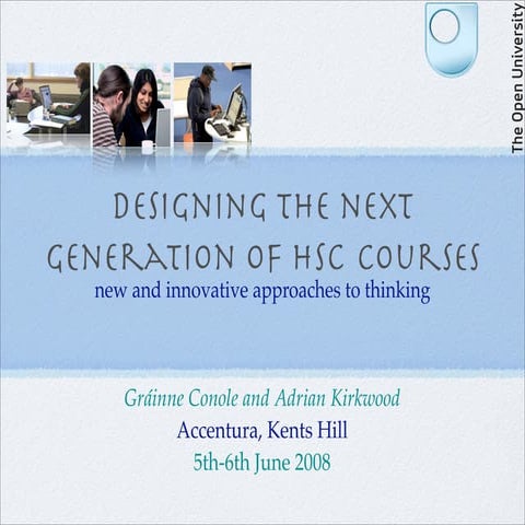Designing the next generation of HSC courses