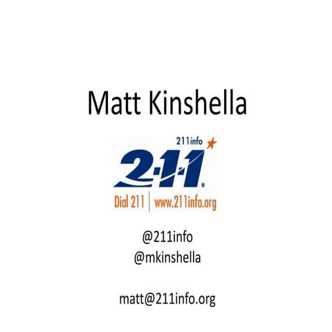 Social media for social services - Annual Meeting Human Services Coalition of...