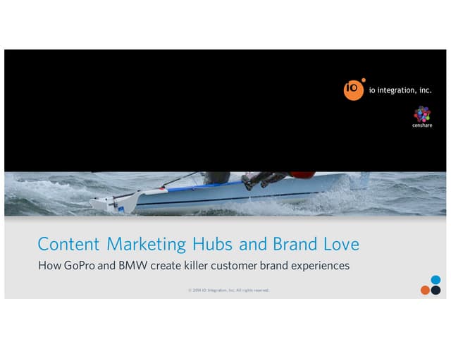 Content Marketing Hubs and Brand Love 