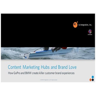 Content Marketing Hubs and Brand Love 