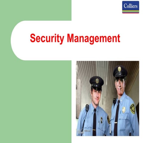 HSE_Security Management Training Material | PPT