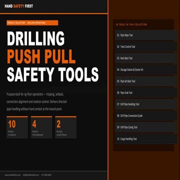 Push Pull Safety Tools for Drilling Rigs | PDF