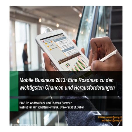Mobile Business 2013: Chancen und Herausforderungen