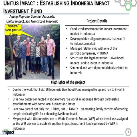 Haas Social Impact Fund Internships 2013