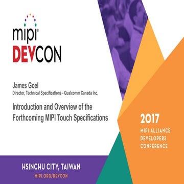 MPI DevCon Hsinchu City 2017: Introduction and Overview of the Forthcoming MI...
