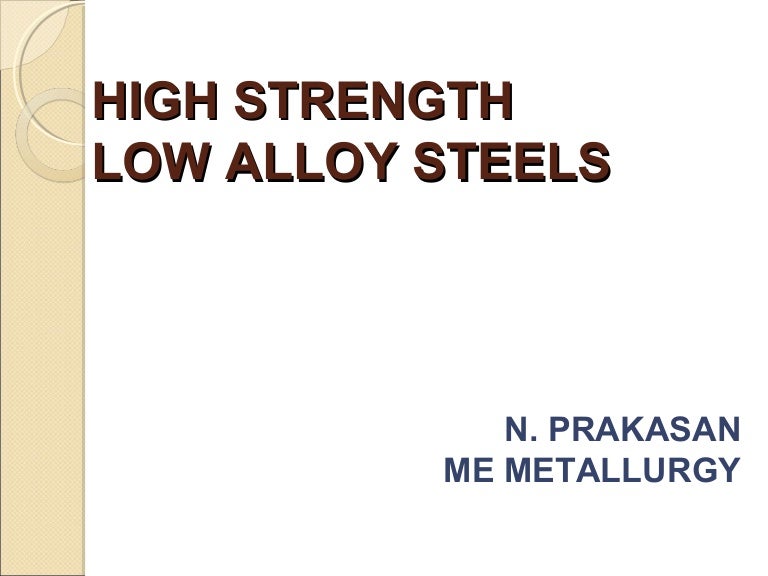 Hsla steels