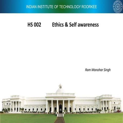 Hsn002 ethics and self awareness unit i ii