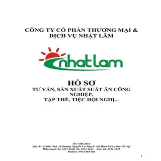 Hồ sơ năng lực Nhật Lâm